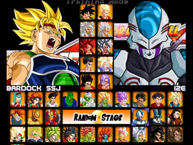 dbz mugen characters download pack