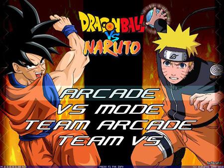 naruto vs dragon ball z new game