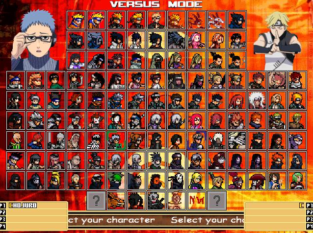 Category:Naruto Characters, MUGEN Database