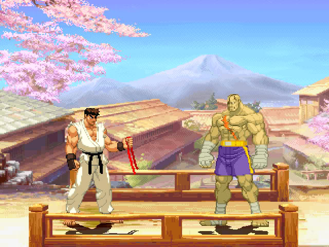 street fighter iii new generation exclusive backgrounds