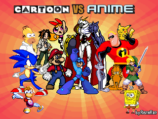 Cartoon vs Anime By RistaR87