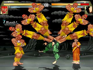 Dhalsim with clones