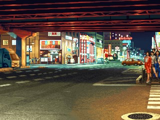 Japanese Street By Cirio